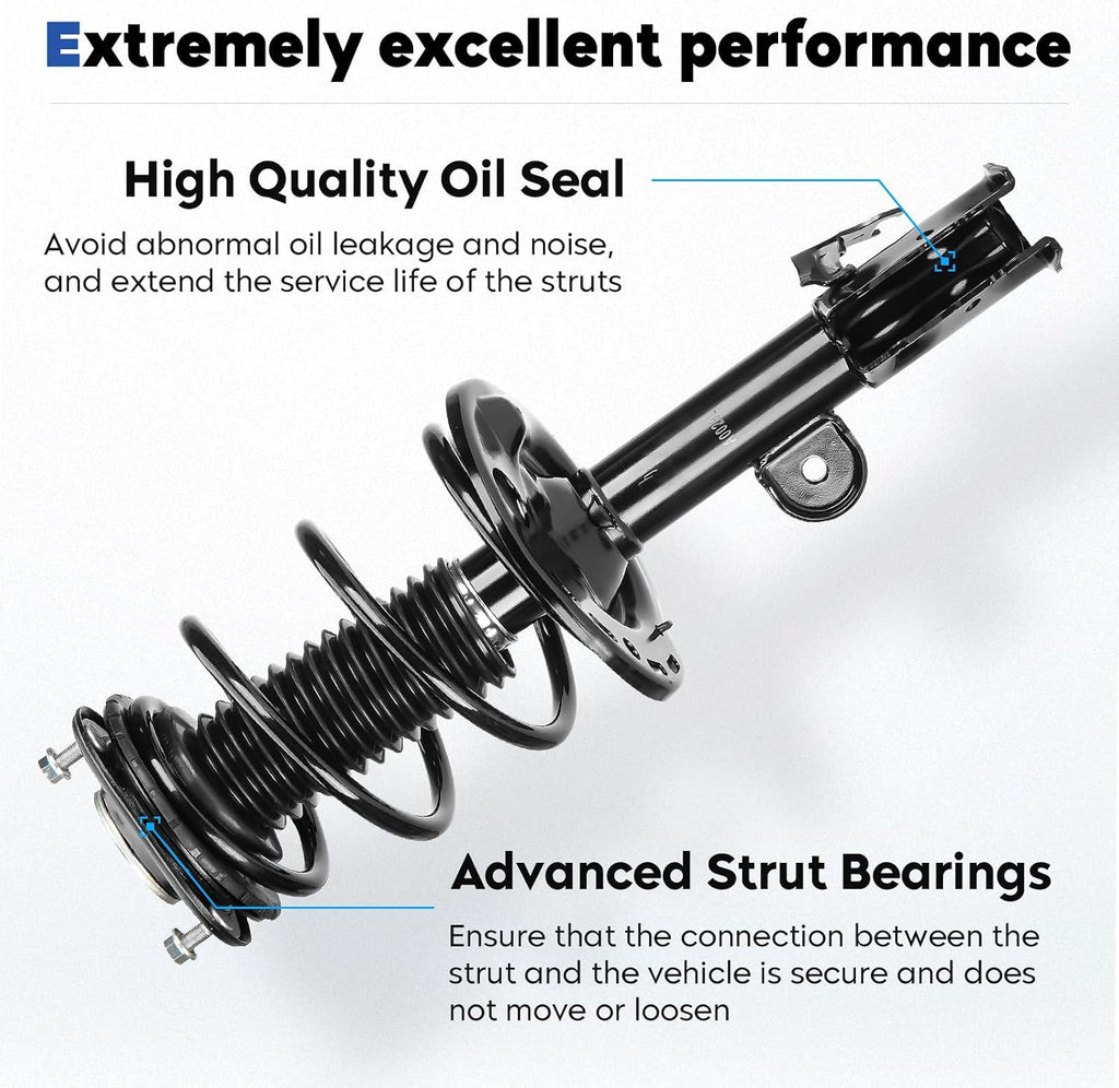 Front Struts Assembly Fit for 2006-08 Toyota RAV4 2.4L, for RAV4 2.5L 09-12