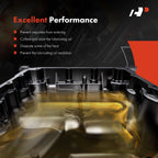 A-Premium 42RLE Transmission Oil Pan with Filter, Plug & Gasket