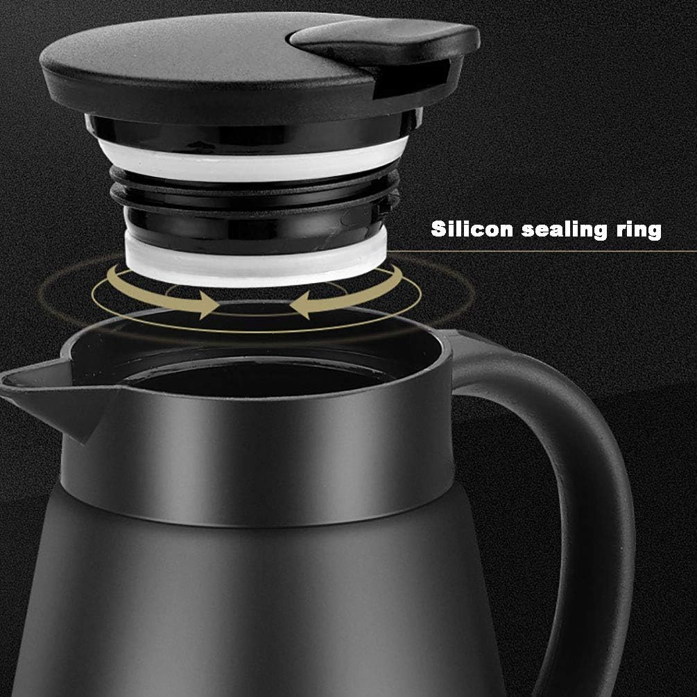 Thermal Coffee Carafe Tea Pot 20 Oz Stainless Steel Insulation Pot Double Wall Vacuum Insulated Coffee Water &