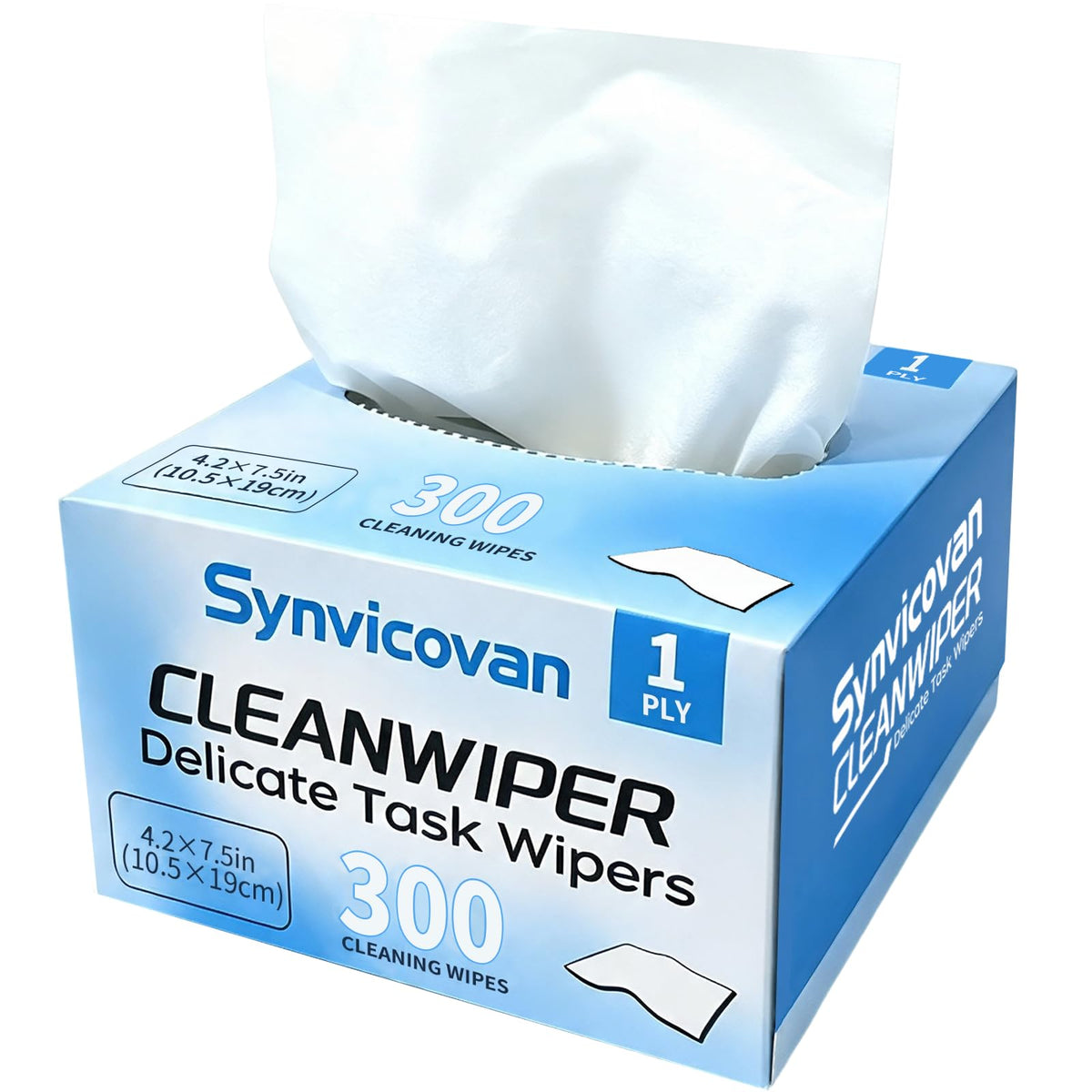 Delicate Task Wipers,Clean Wiper,4.2x7.5 in, 300/Box,1 Boxes