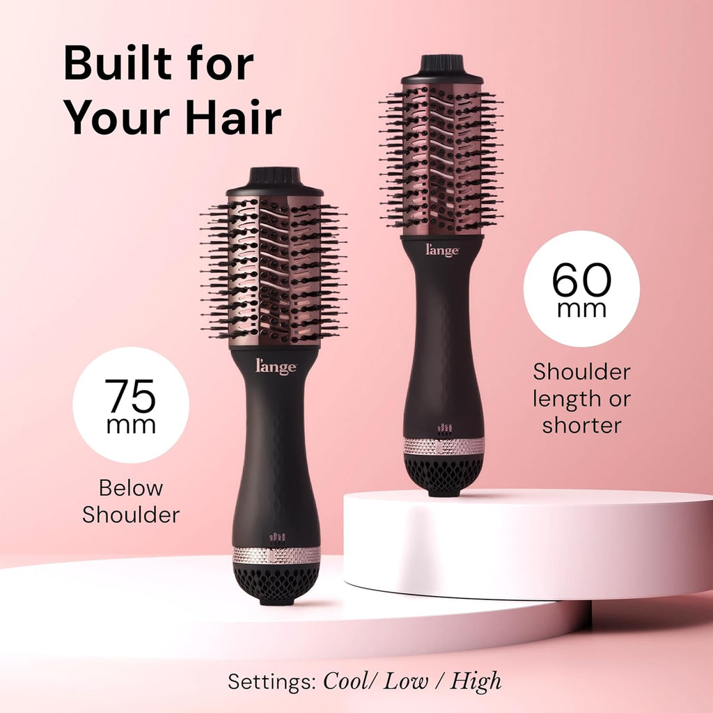 Le Volume 2-in-1 Titanium Blow Dryer Brush | Frizz Control Blowout Hair Dryer Brush For Drying And Straightening |