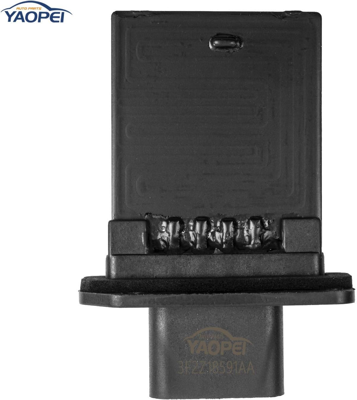 YAOPEI Blower Motor Resistor YH-1715 Replaces 3F2Z-18591-AA for Ford