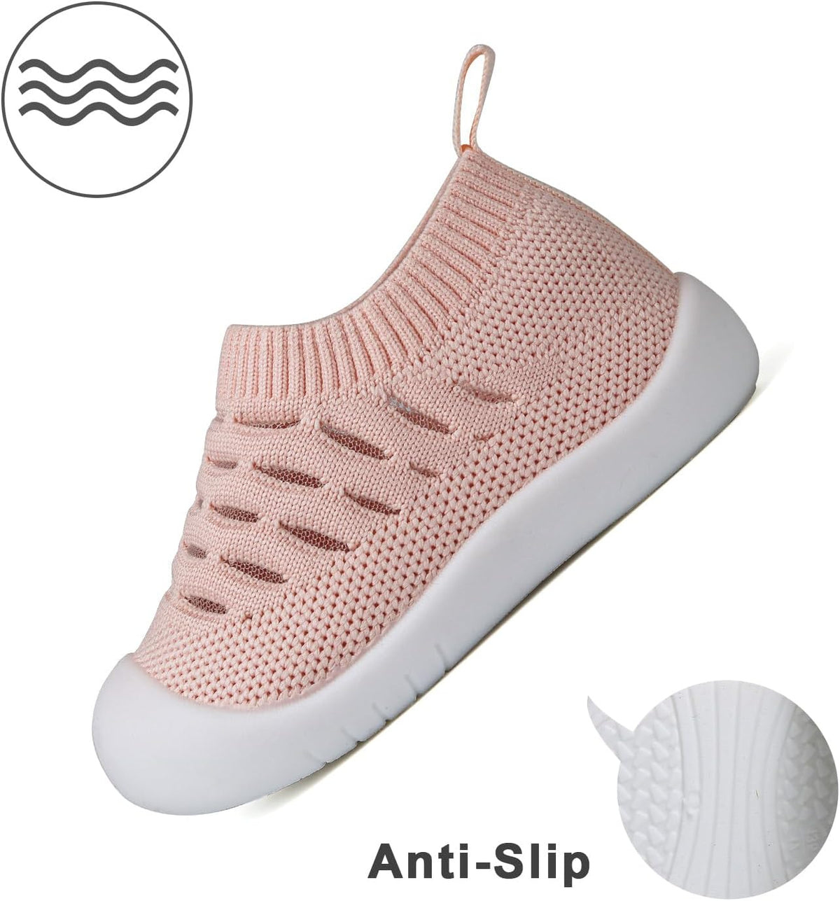 Baby First Walking Shoes Toddler Infant Boys Girls Baby Sneakers Breathable Non-Slip Indoor Floor Baby Sock Slipper
