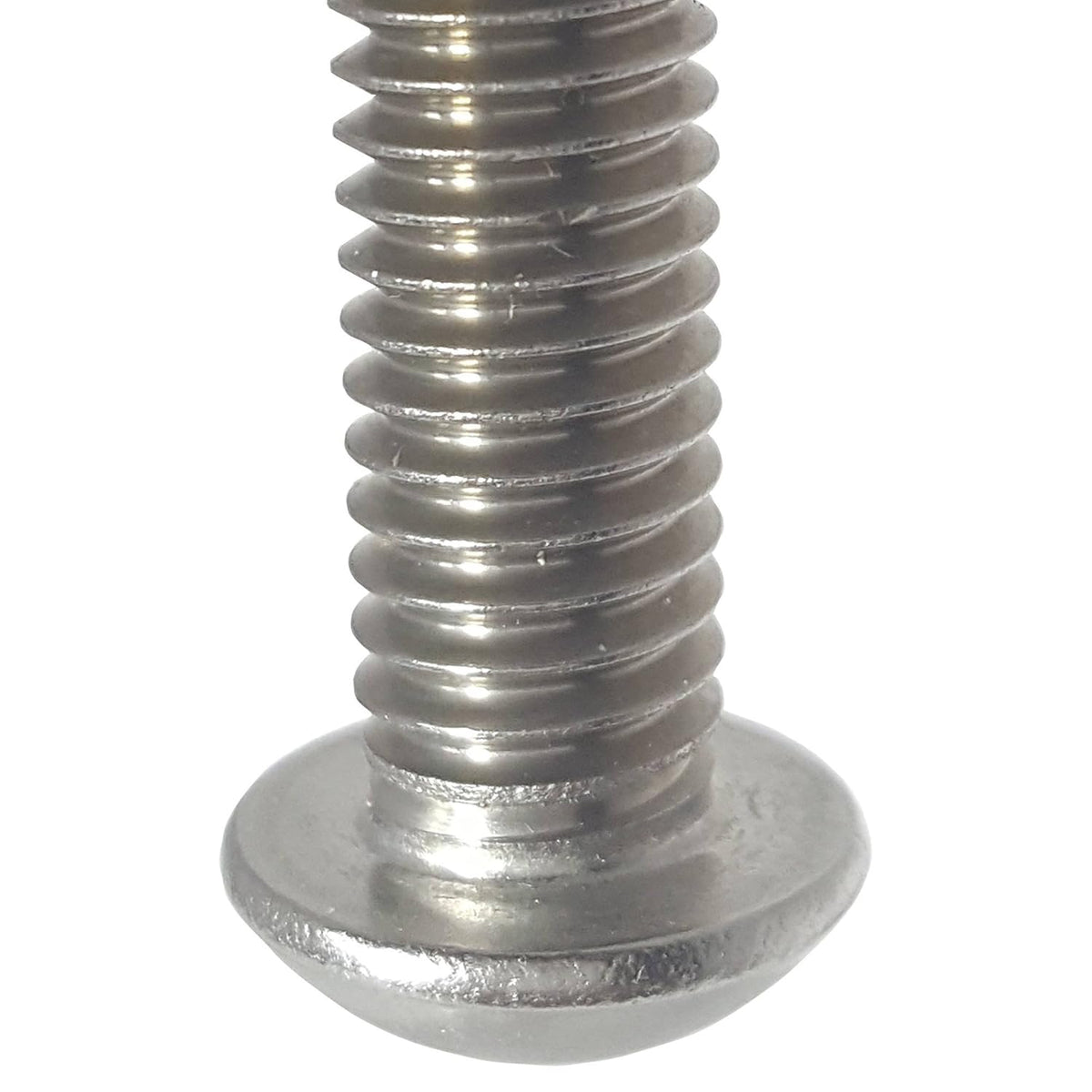Fastenere Button Head Socket Cap Screws - 6-32 x 5/8" (50 Pack) Stainless Steel 18-8, Full Thread, Bright Plain Finish, Corrosion-Resistant, Machine Thread, Easy to Install w/Allen Socket Drive