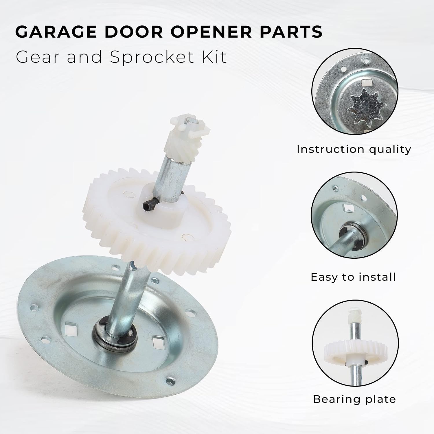Garage Door Opener Gear and Sprocket Kit - Replaces 41A4315-7D and 41C4220A - Compatible with 139.53615SR, 3280