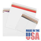 12 1/4 x 9 3/4" White Stayflats Lite Mailers