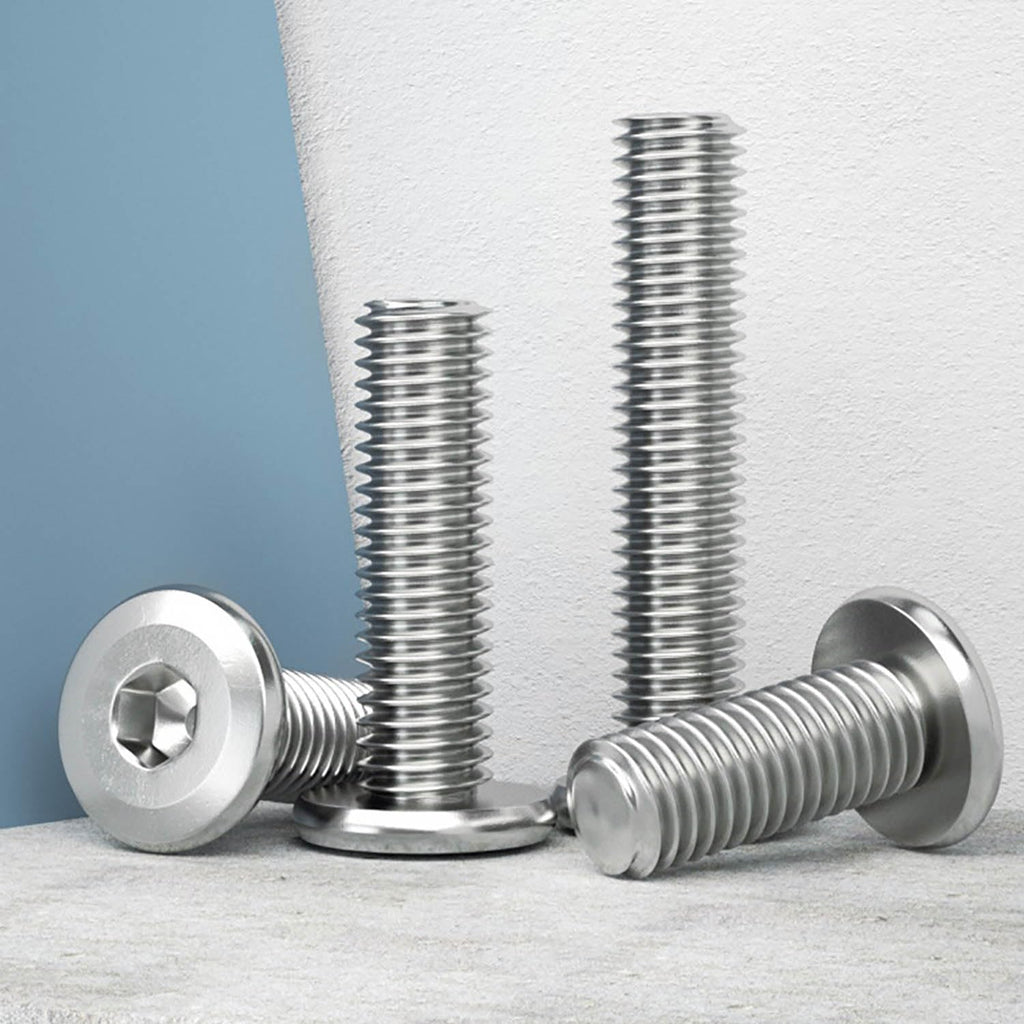 1/4-20 x 1-1/4" (20 Pack) Flat Head Hex Socket Cap Screws Bolts, 304 Stainless Steel 18-8, Hex Drive, Bright Finish, Fully Machine Thread