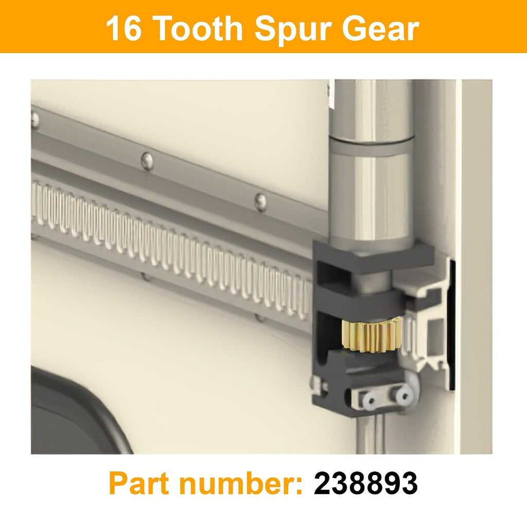16 Tooth Spur Gear Compatible with Lippert 238893
