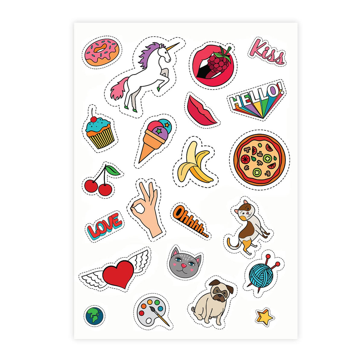 8.5" x 11" Full Sheet Label Sticker Paper for Laser & Inkjet Printers[50 Sheets,50 Labels]
