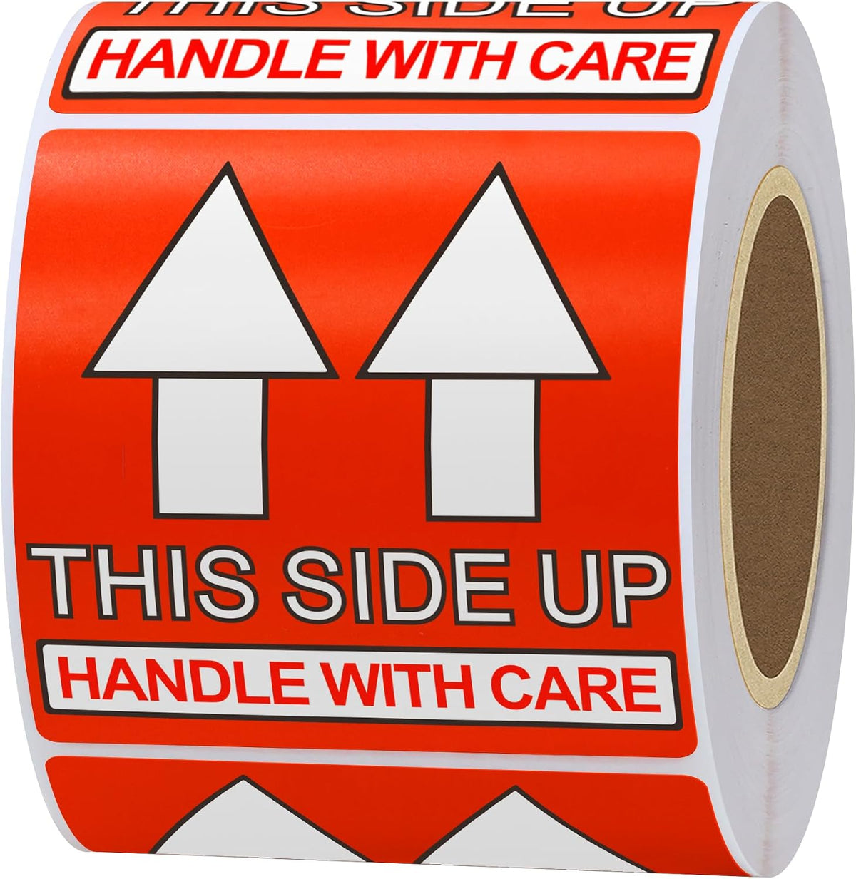 2x2 Inch This Side Up Warning Stickers for Shipping and Packing Total 300 Per Roll