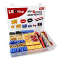 Ledvillage 183pcs T-Plug / XT30 / XT60 / XT90 / EC3 / EC5 / TRX Male & Female Plug Adapter Connectors Kit 14 AWG Silicone Wire and Heat Shrink Tubing for RC Lipo Battery ESC Motor
