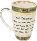 Ceramic Irish Blessing Mug Green Elements Coffee Tea Cup Drinks Kitchenware Design Present Housewarming Gift May the