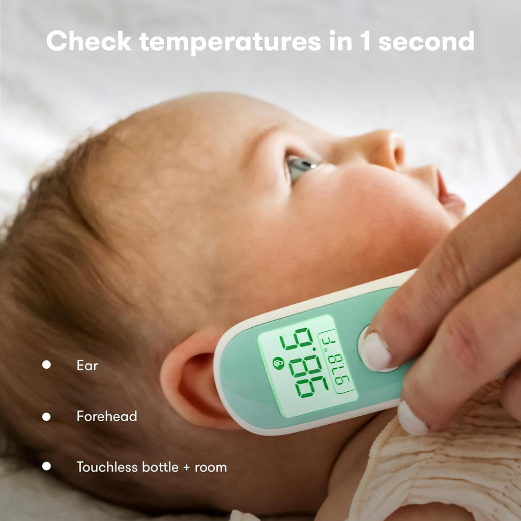 Thermometer, 3-in-1 Infrared Thermometer for Ear, Forehead & Touchless, Fever Thermometer for Baby, Infants