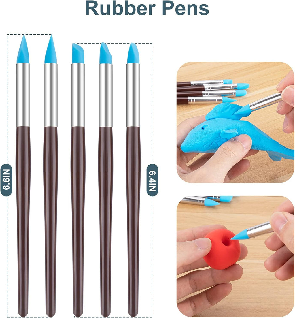 Polymer Clay Tools Kit, 25PCS Clay Sculpting Modeling Tools | Multi Use, Practical, Air Dry Clay for Adults with