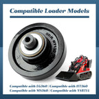 Rear Idler Wheel Compatible with Mini Skid Steer Track Loader