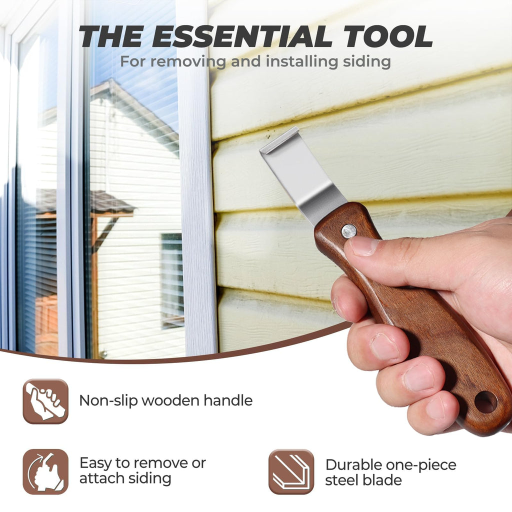 1PCS Wooden Vinyl Siding Removal Tool for Installation and Repair