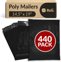 Poly Mailers 14.5x19" | 440 Count | Black