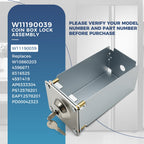 W11190039 Coin Box Lock Assembly with 2 Keys for Whirlpool Commercial