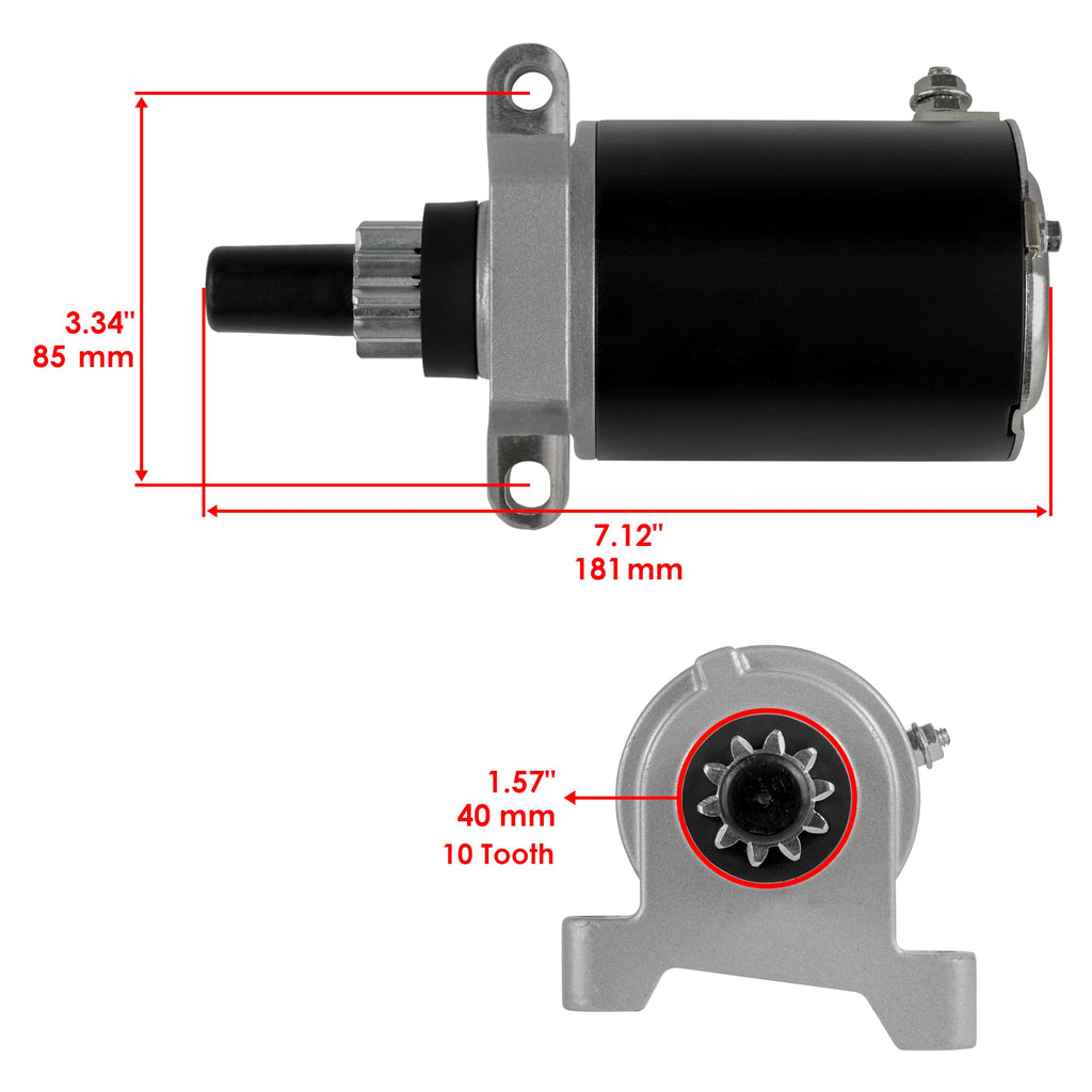 Caltric Starter Compatible with Tecumseh Small Engine 37425 36914