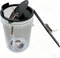 Bucket Lid Mouse Trap Metal 5 Gallon Bucket lid,Strong Metal Material That Cannot be Bitten, auto Reset, (1pack)