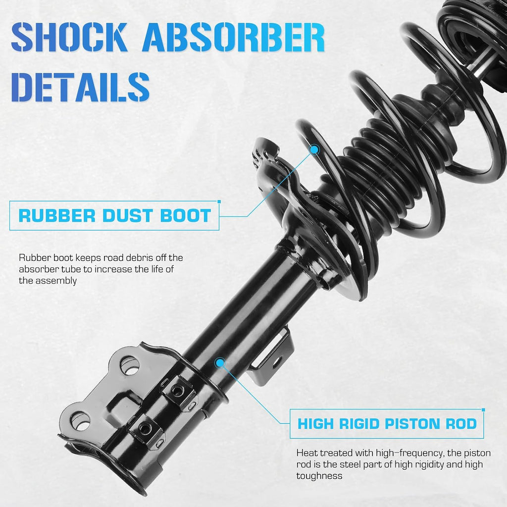 Front Struts & Sway Bar Links for 2011-2016 Hyundai Elantra Only [ Sedan ]