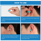 60 Pairs Foam Ear Plugs, Ear Plugs for Sleeping Noise Cancelling