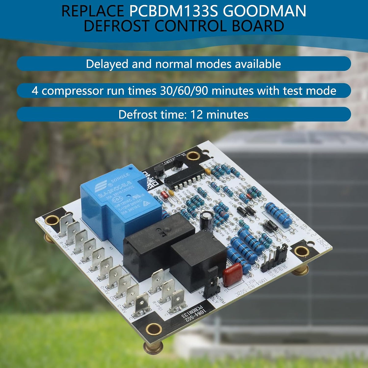 Upgrade PCBDM133S Defrost Control Board Fit For Goodman Furnace&Heat Pump