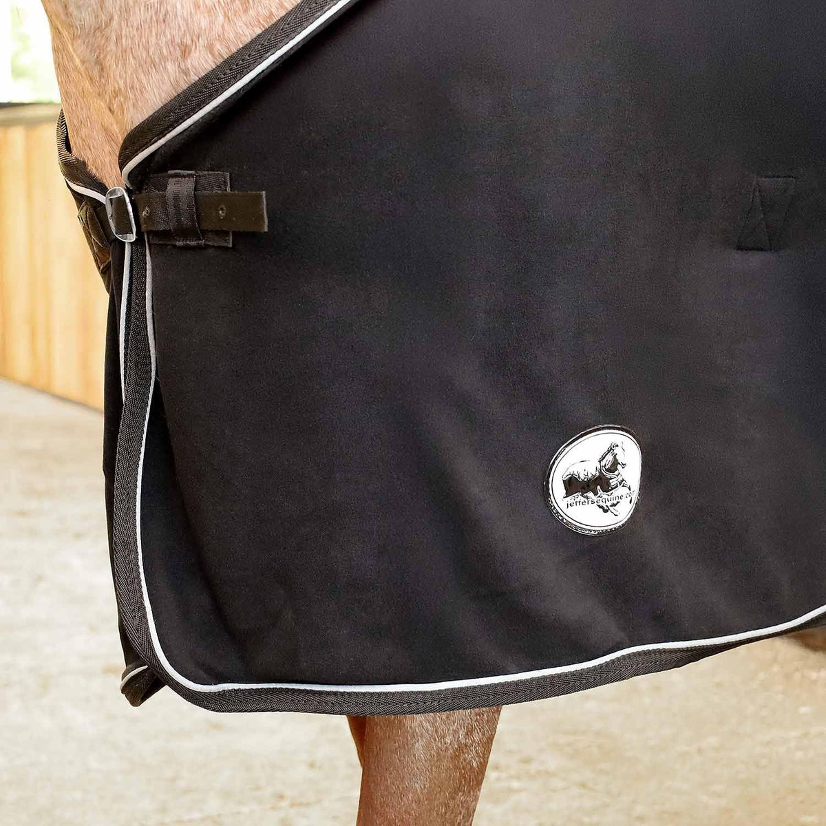 Elite Fleece Cooler Blanket for Horses, 78" – Contoured Moisture Wicking Horse Cooler, Lightweight Breathable Fleece