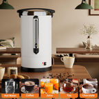 80 Cup Commercial Coffee Urn, 12L Stainless Steel