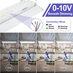 2FT 150W LED Linear High Bay Light, 5000K High Bay Shop Light 4 Pack