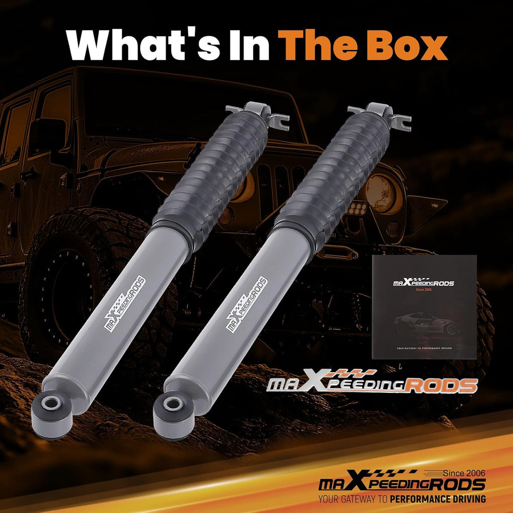 maXpeedingrods 0-3" Rear Shocks for Jeep Wrangler JK JKU 2007-2018