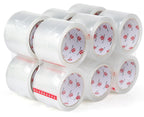 3" Clear Wide Packing Tape 12 Rolls, Total 660Y - 3 inch x 55 Yards, 2.4 mil Thick, Heavy Duty 3 Inch Wide Packaging