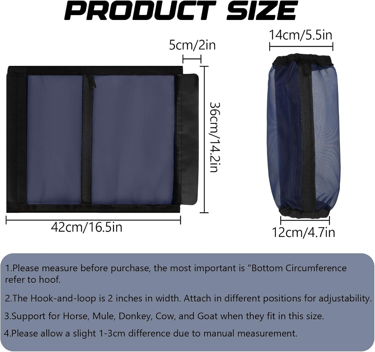 All-Purpose Fine Mesh Horse Fly Boots Breathable Anti-Fly Leggings