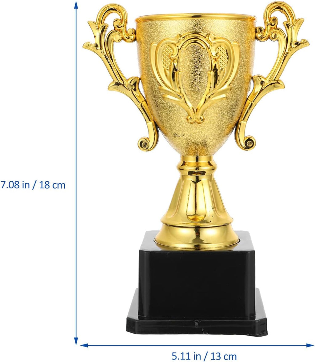 Gold Award Trophies: Golden Trophies for Kids Awards Plastic Trophy Awards Trophies Cup for Kids Party Favors Sports