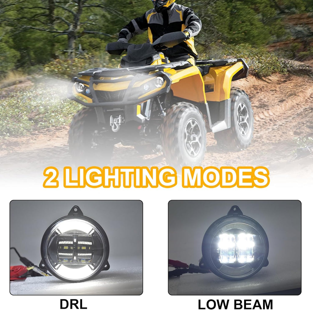 LED Headlights for Can-Am Outlander 500 650 800 850 1000 STD XT 2012-2022