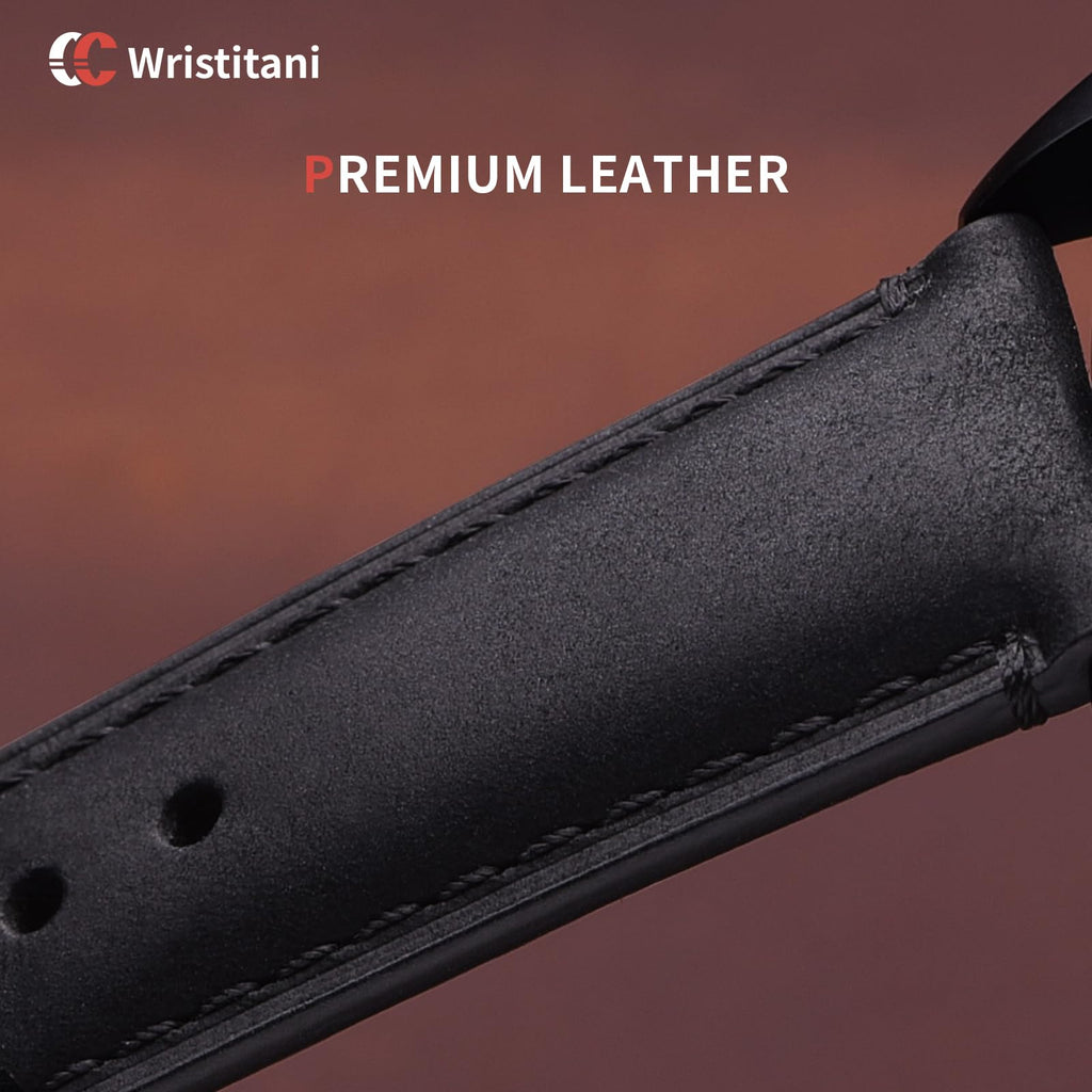 3 Pack 22mm Top Genuine Quick Release Leather Watch straps