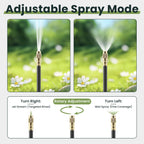 100FT Automatic Drip Irrigation Kits with Water Timer 360° Bendable Spray