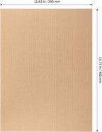 Corrugated Cardboard Sheets, 15.6 x 11.8 Inches, 60 Pack, for Packaging Mailing