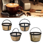 Sturdy Metal Meshes Coffee Filter User Friendly Filter Strainer for 4/6 / 8/12 Cup Brewing Devices Strainer