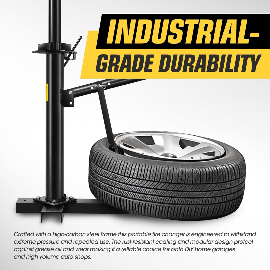 Manual Tire Changer Portable Hand Bead Breaker Tire Machine for 15" to 21" Tires Tire Mounting Machine for Car Truck