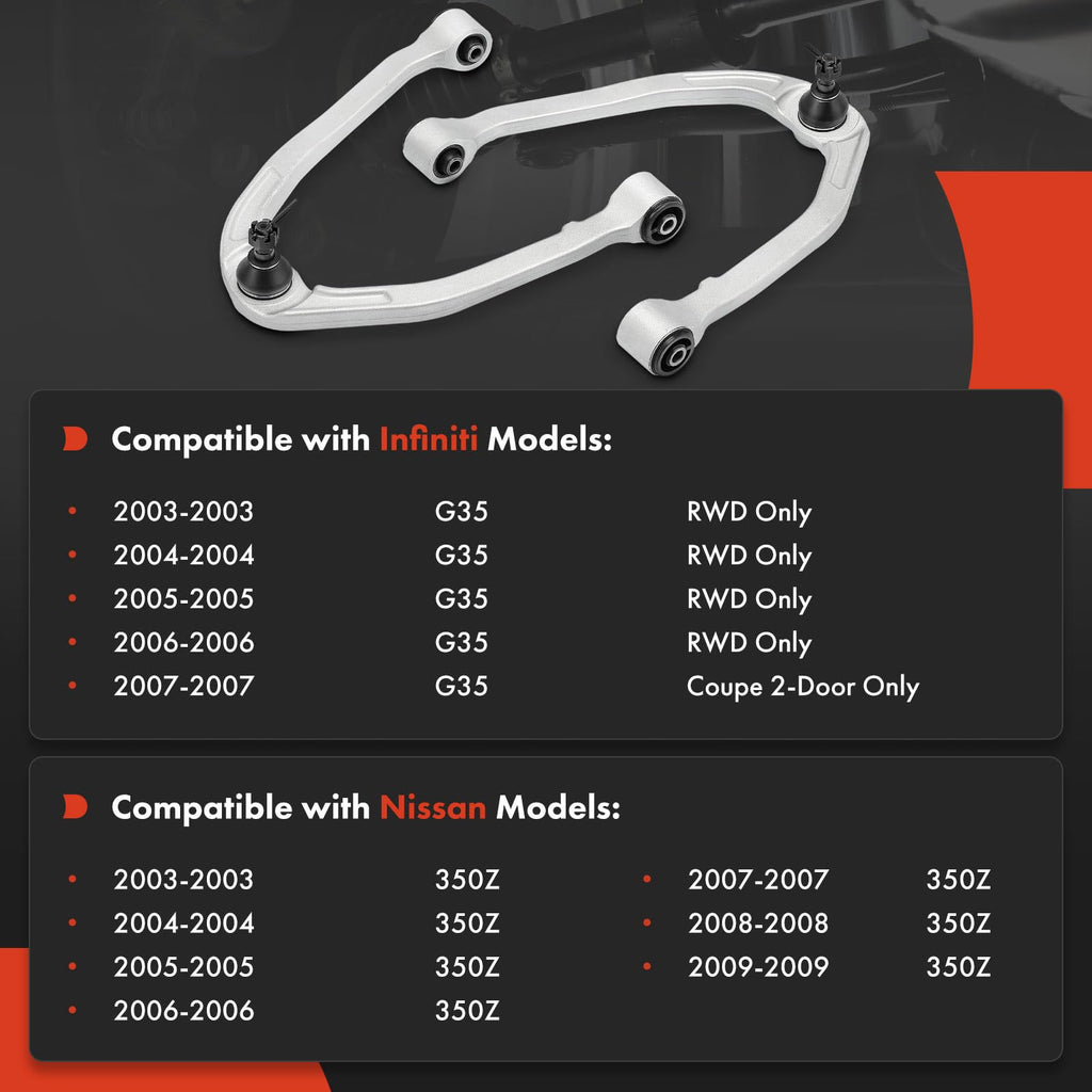 A-Premium Front Upper Control Arm, and Ball Joint Assembly