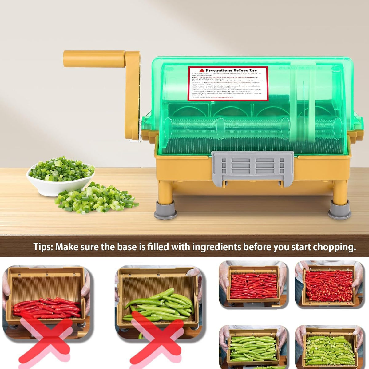 Commercial Hand Scallion Cutter Green Onion Cutter Slicer