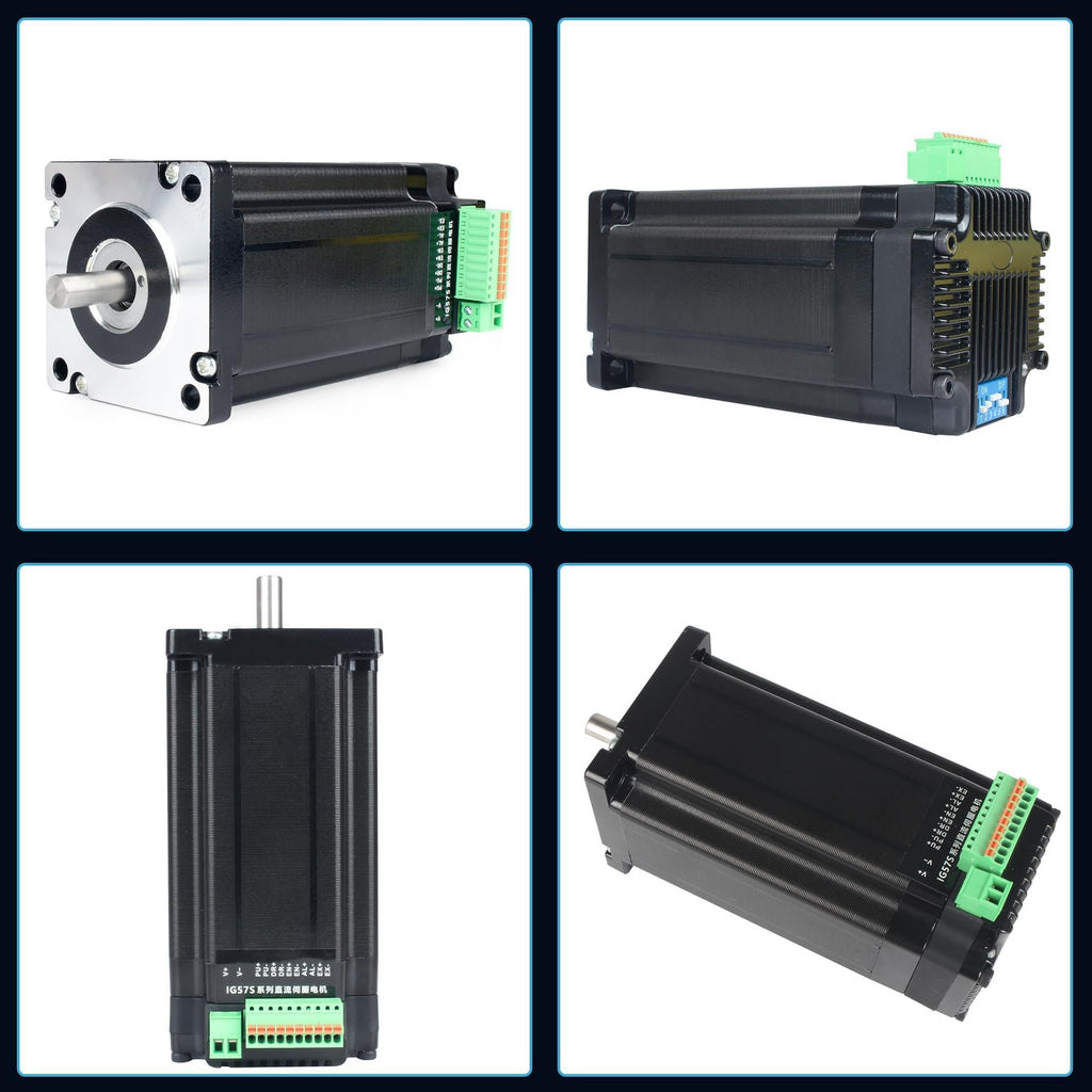 CNCTOPBAOS Integrated Nema24 Closed Loop Stepper Motor 3.5N.m 5A DC24V-50V