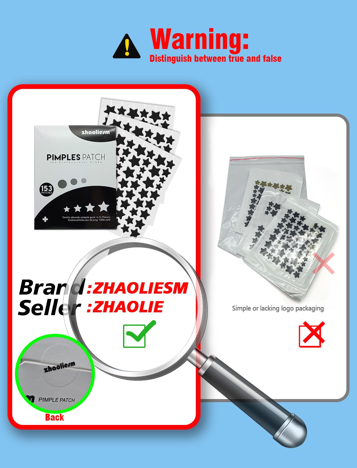 Black Star Pimple Patches for Face, 153 Counts Hydrocolloid Star Acne Patches, Cute Zit Covers for Face, Spot