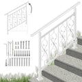 Unique Design 4 Step Hand Rails for Outdoor Steps, Adjustable