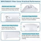 WP67006331 Water Filter Lid Replacement for Whirlpool Refrigerator