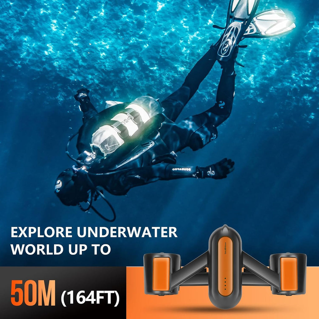 Underwater Scooter for Adults/Kids with Dual Motors 164ft Depth