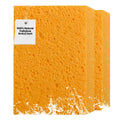 Large Natural Cellulose Sponge, Super Absorbent, 6 x 4 x 2 Inch (2 Pack)