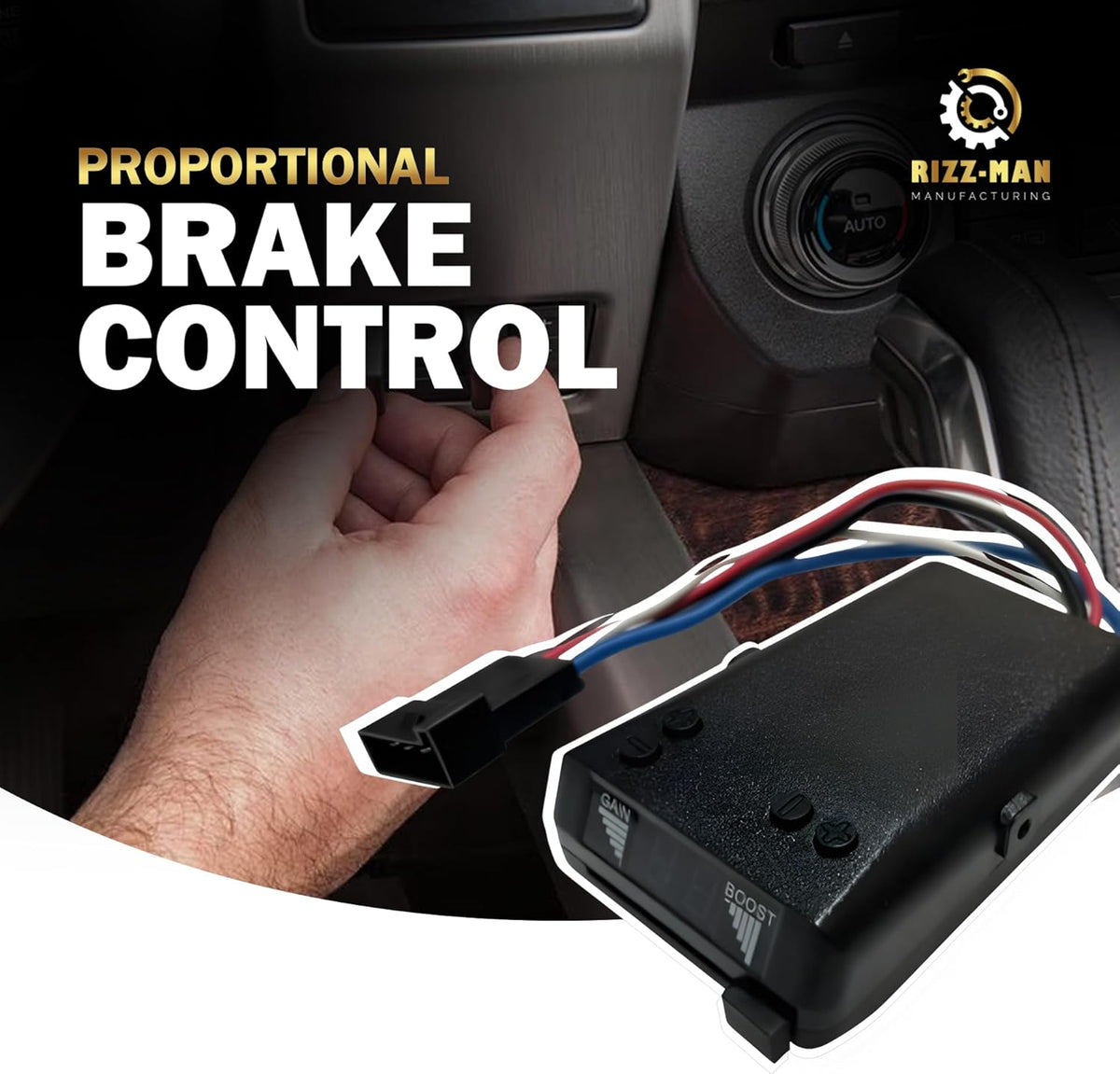 8508211 Proportional Brake Controller with Wiring Harness, Compatible with Honda Pilot, Ridgeline