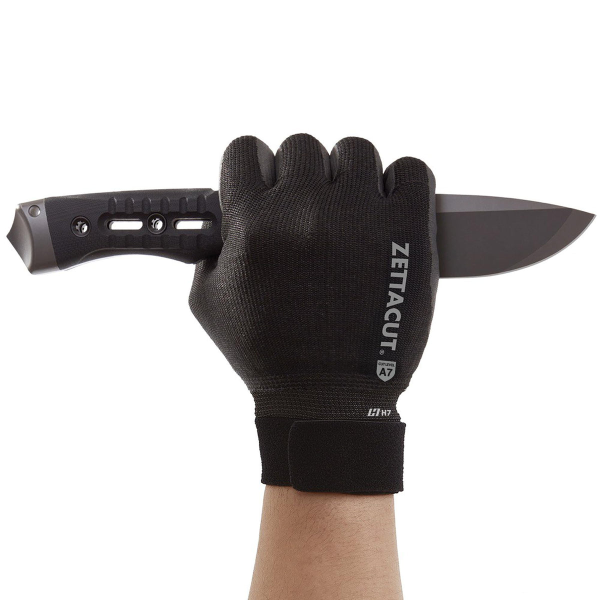 Premium Tactical Gloves - ANSI A7 Cut Resistant - Medium (Black)